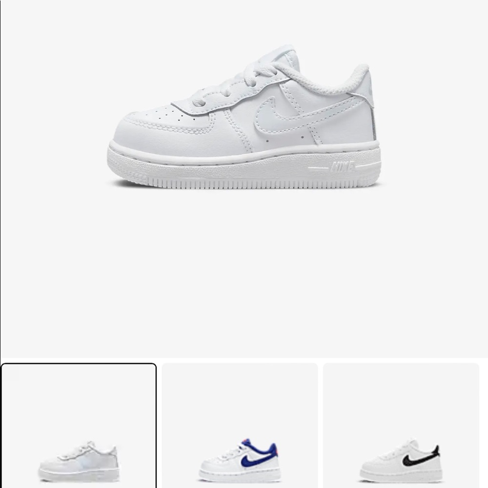 Toddler Air Force 1 White 4c